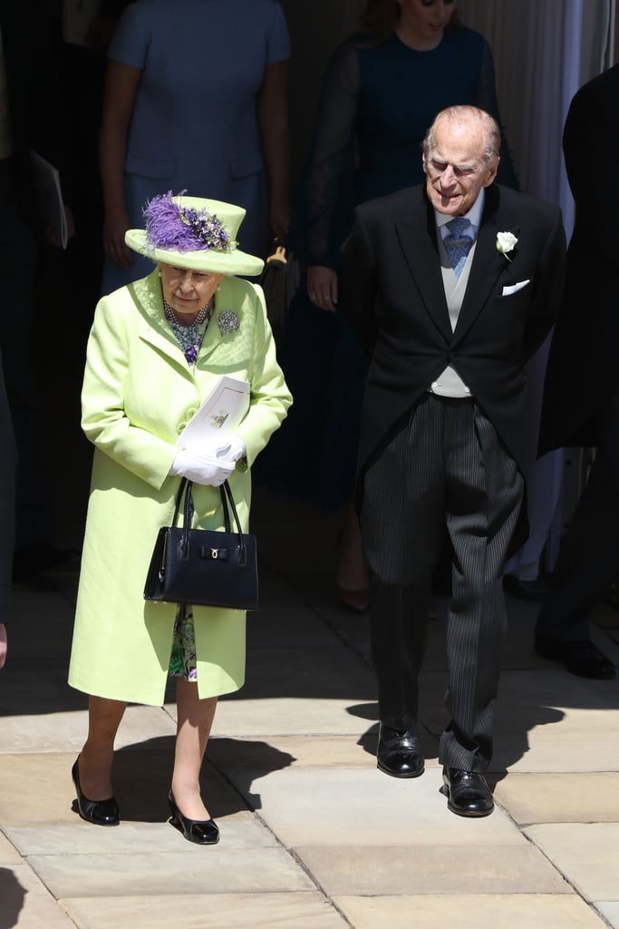 Philip and the queen were front and center at Prince Harry and Meghan Markle's wedding at Windsor Castle in May 2018.