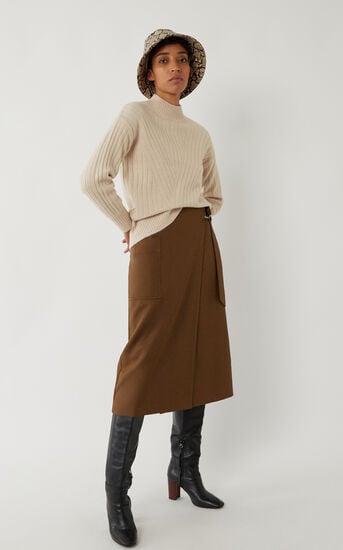 Warehouse Cosy Wide Cutabout Rib Jumper