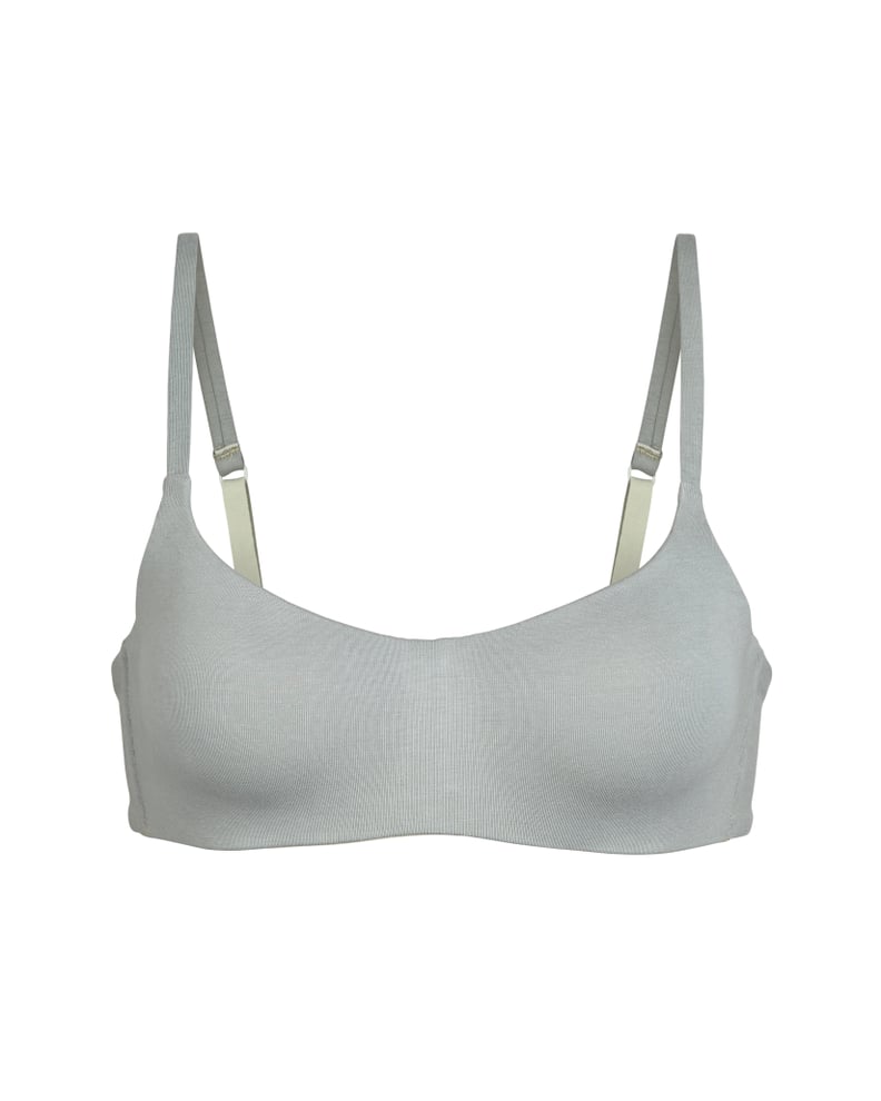 Skims Cotton Molded Bra in Mineral