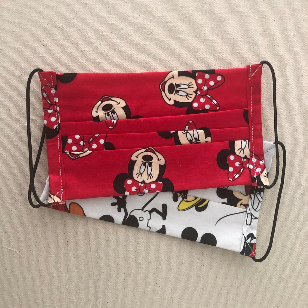 face mask Mini  Mouse on Red 
