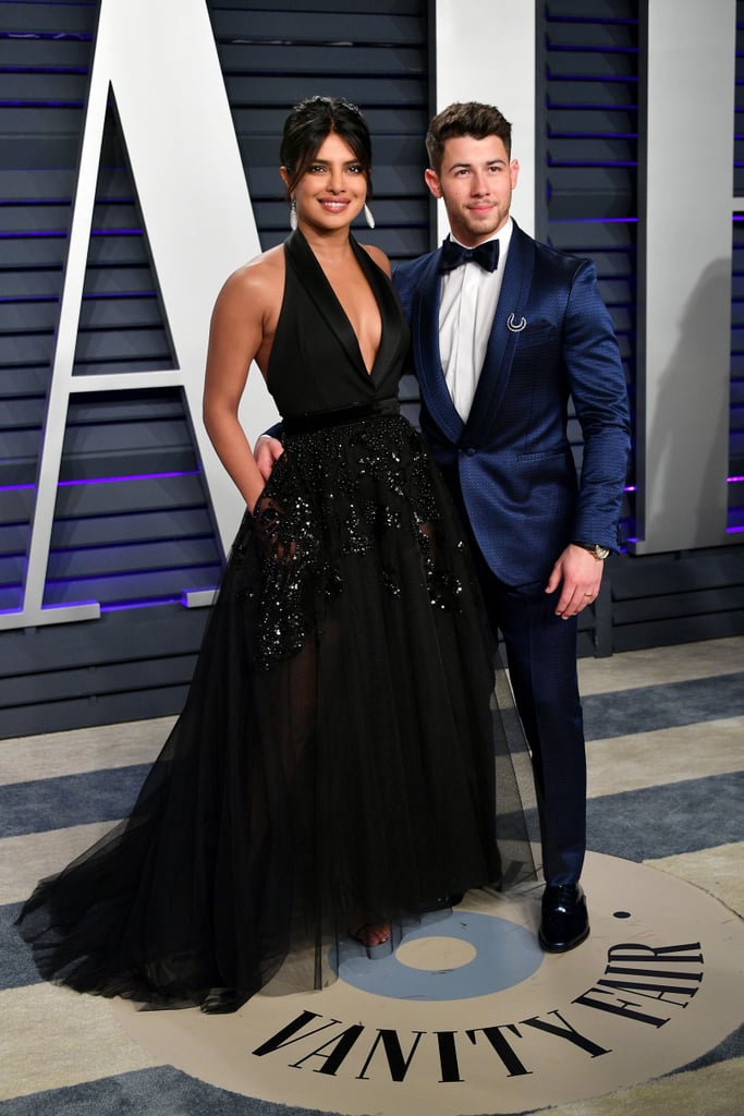 Priyanka Chopra Elie Saab Dress at Vanity Fair Oscars Party