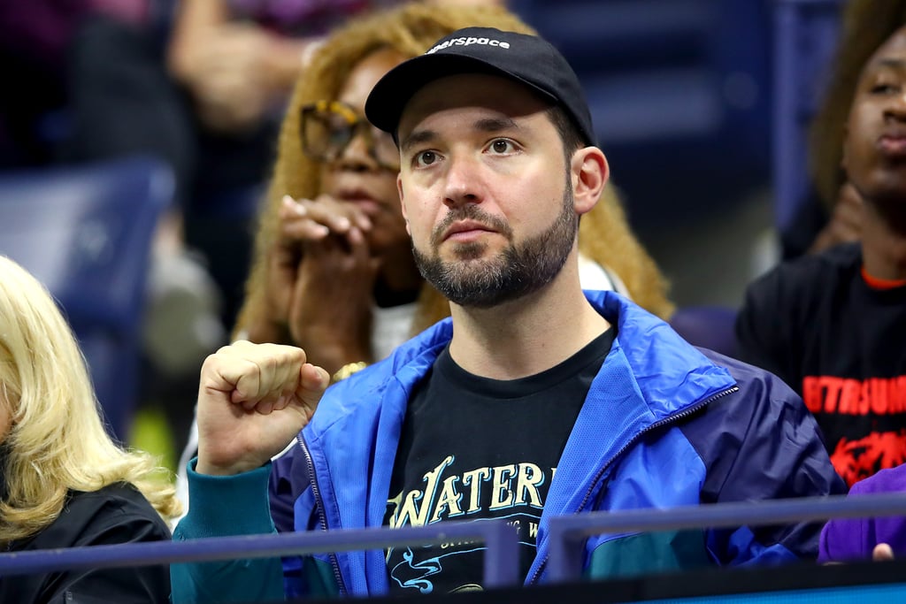 Pictures of Alexis Ohanian Cheering For Serena Williams