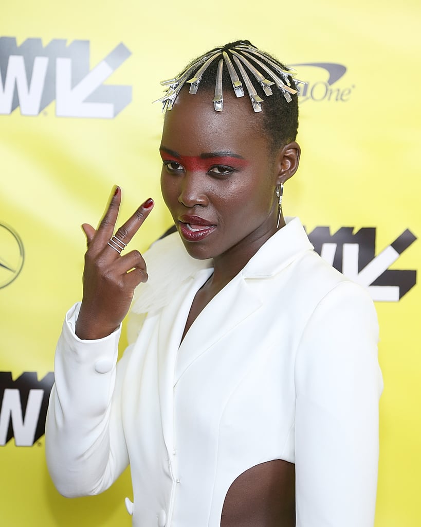 Lupita Nyong'o Hair at Us SXSW Premiere