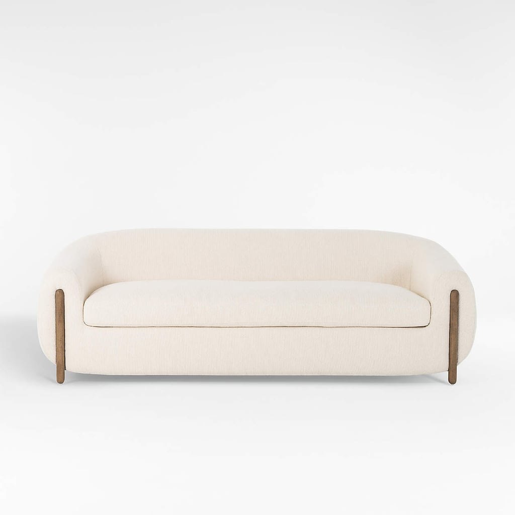 A Sophisticated Design Nora Sofa The Best Sheepskin and Sherpa