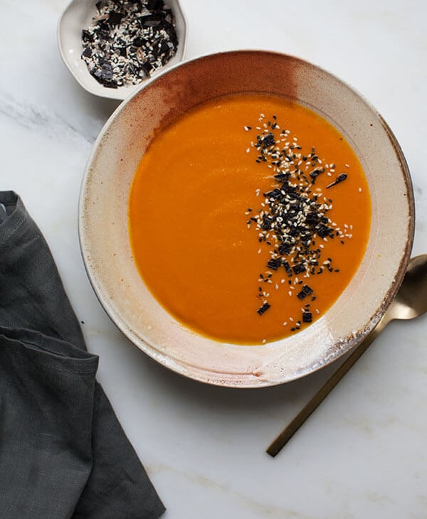 Carrot-y Carrot Soup With Furikake