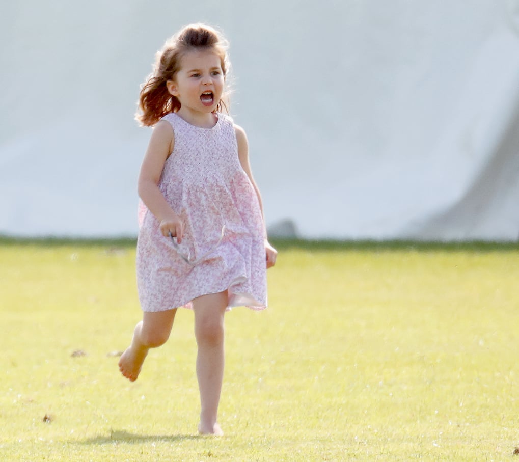 Princess Charlotte Having Fun at Polo Match June 2018