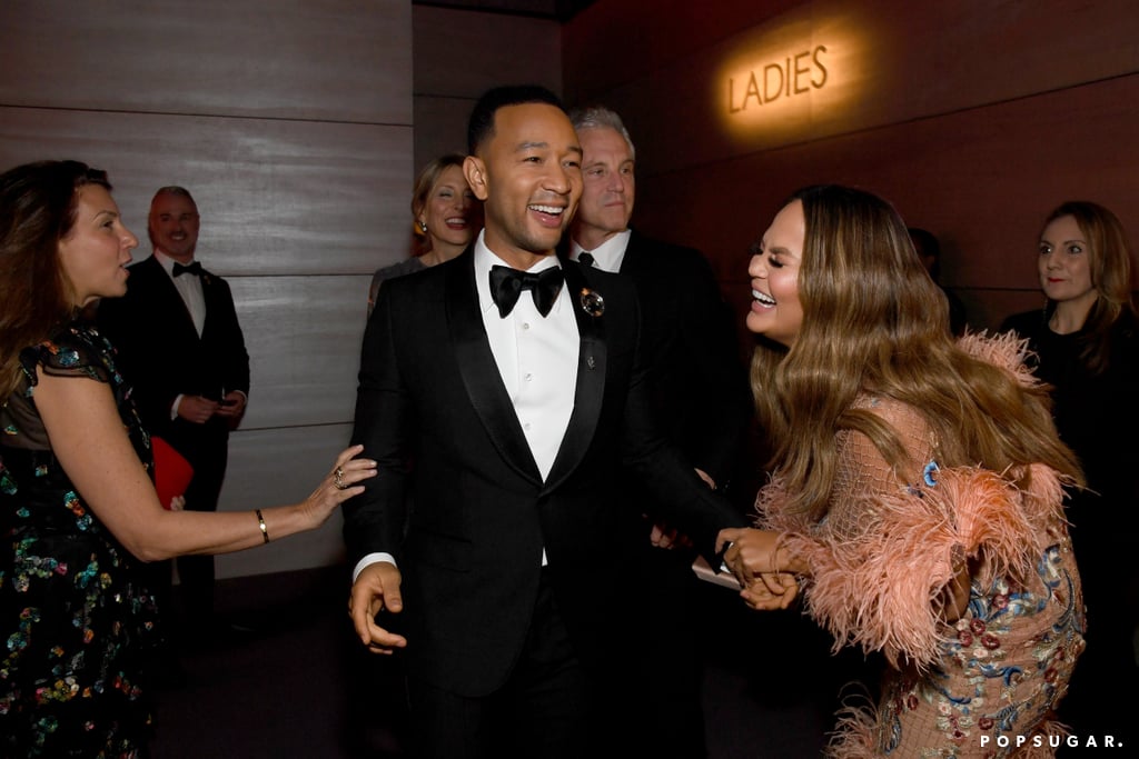 Chrissy Teigen and John Legend at 2019 Oscars Afterparty