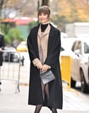 Lily Collins Nails Winter Dressing in 4 Warm, yet Chic Looks