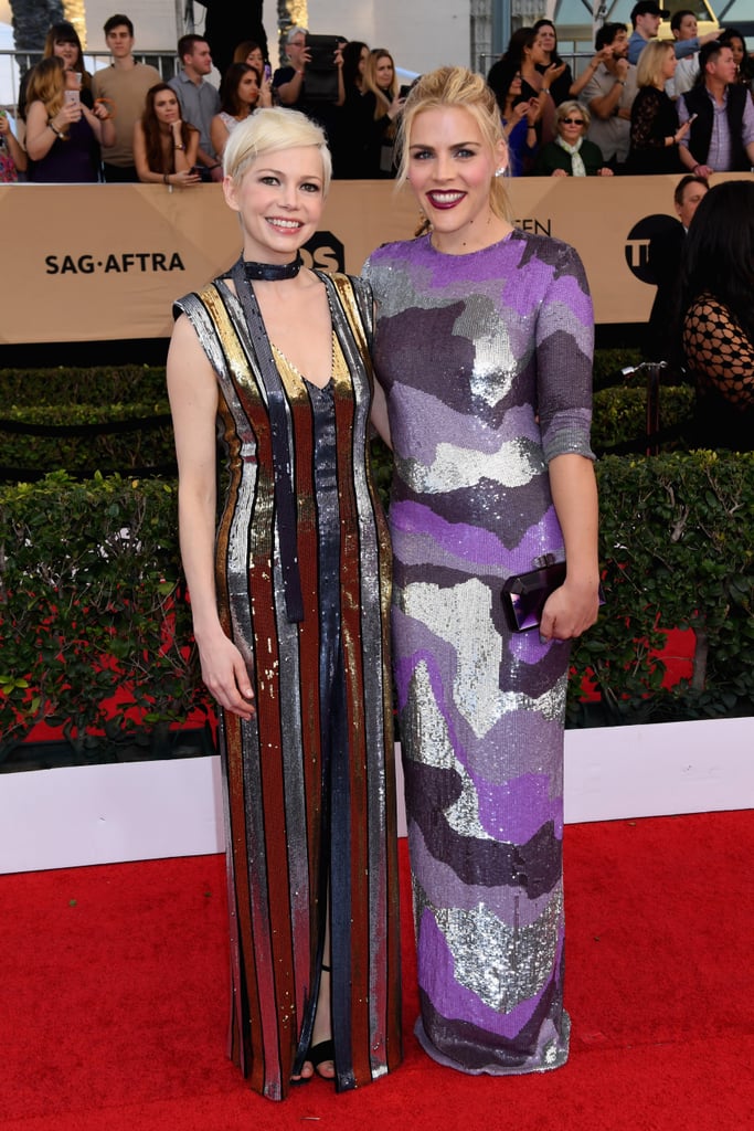 Michelle Williams and Busy Philipps at the 23rd Annual SAG Awards (2017)