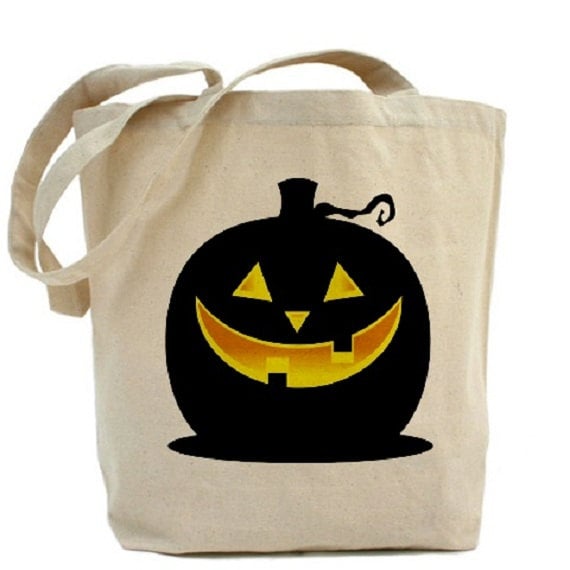 Glowing Pumpkin Treat Bag