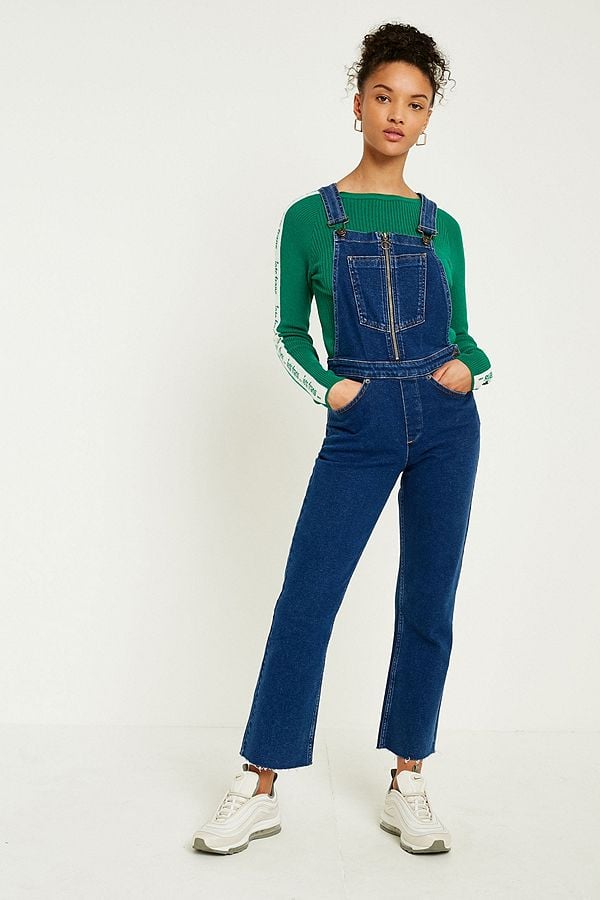 Kick Flare Denim Dungarees