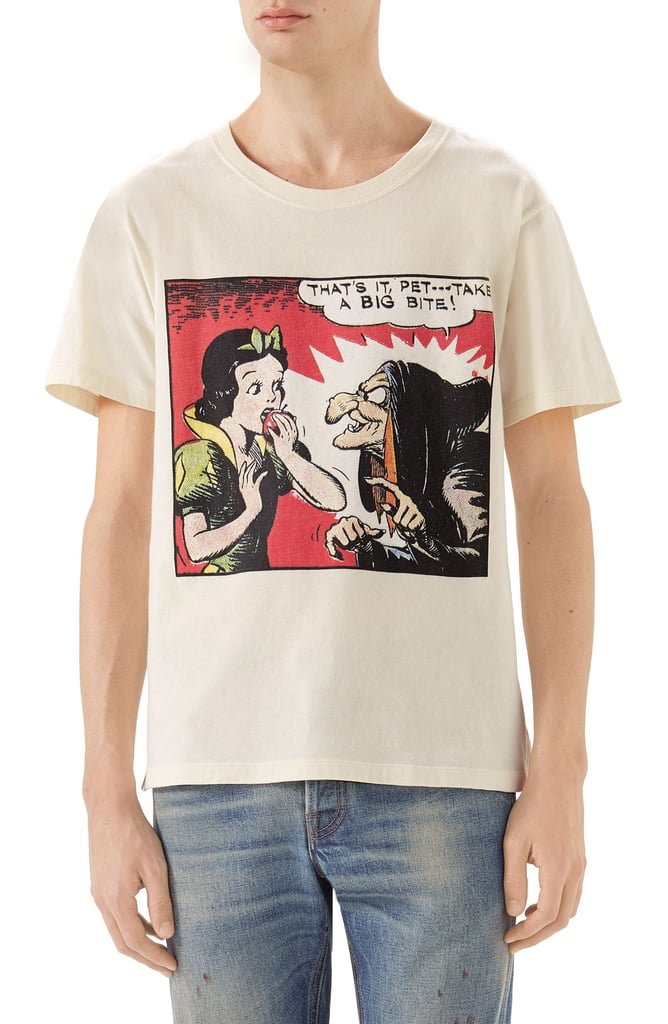 Gucci Snow White Graphic T-Shirt | Maika Monroe's Dick Tracy T-Shirt ...