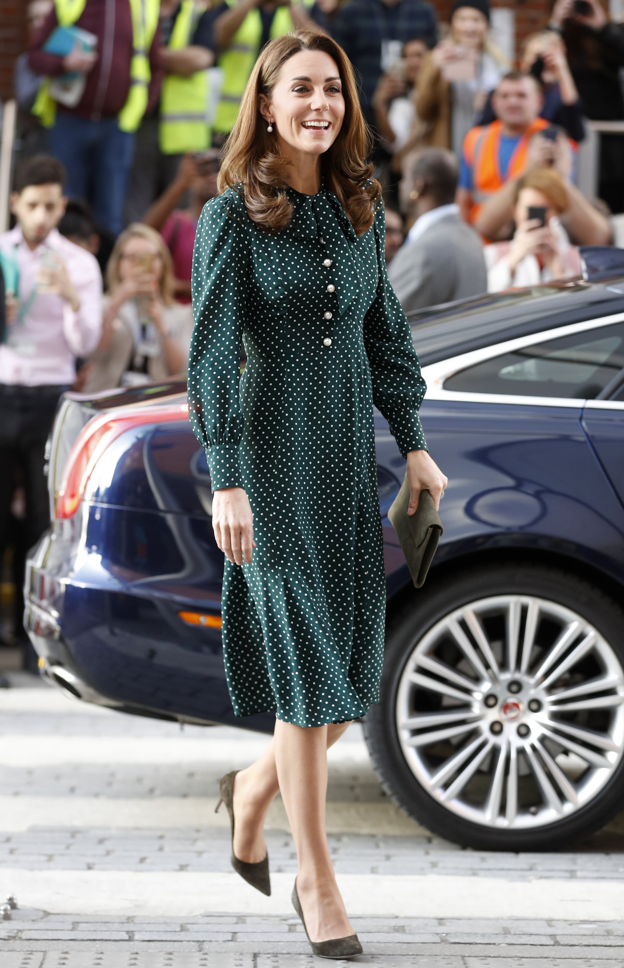 Kate Middleton Polka Dot Dress December ...