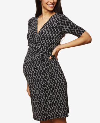 Motherhood Maternity Wrap Dress