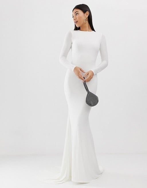 Club L London Fishtail Maxi Dress