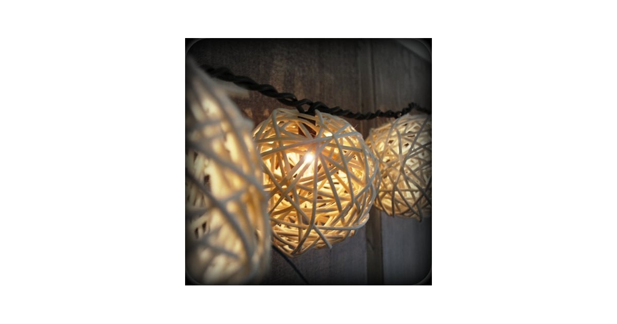 Rattan Ball Lights DIY Wedding and Ceremony Decor Pictures POPSUGAR