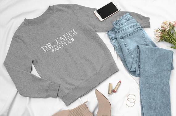 Dr. Fauci Fan Club Crewneck Sweatshirt