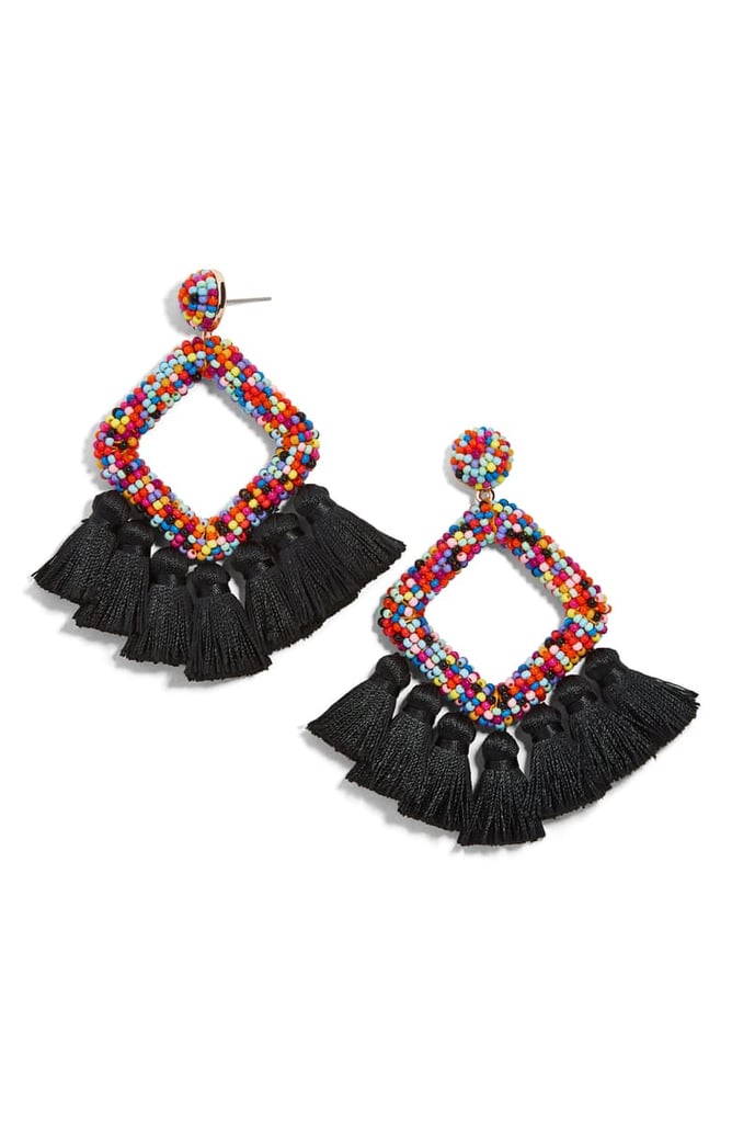 BaubleBar Laniyah Tassel Statement Earrings