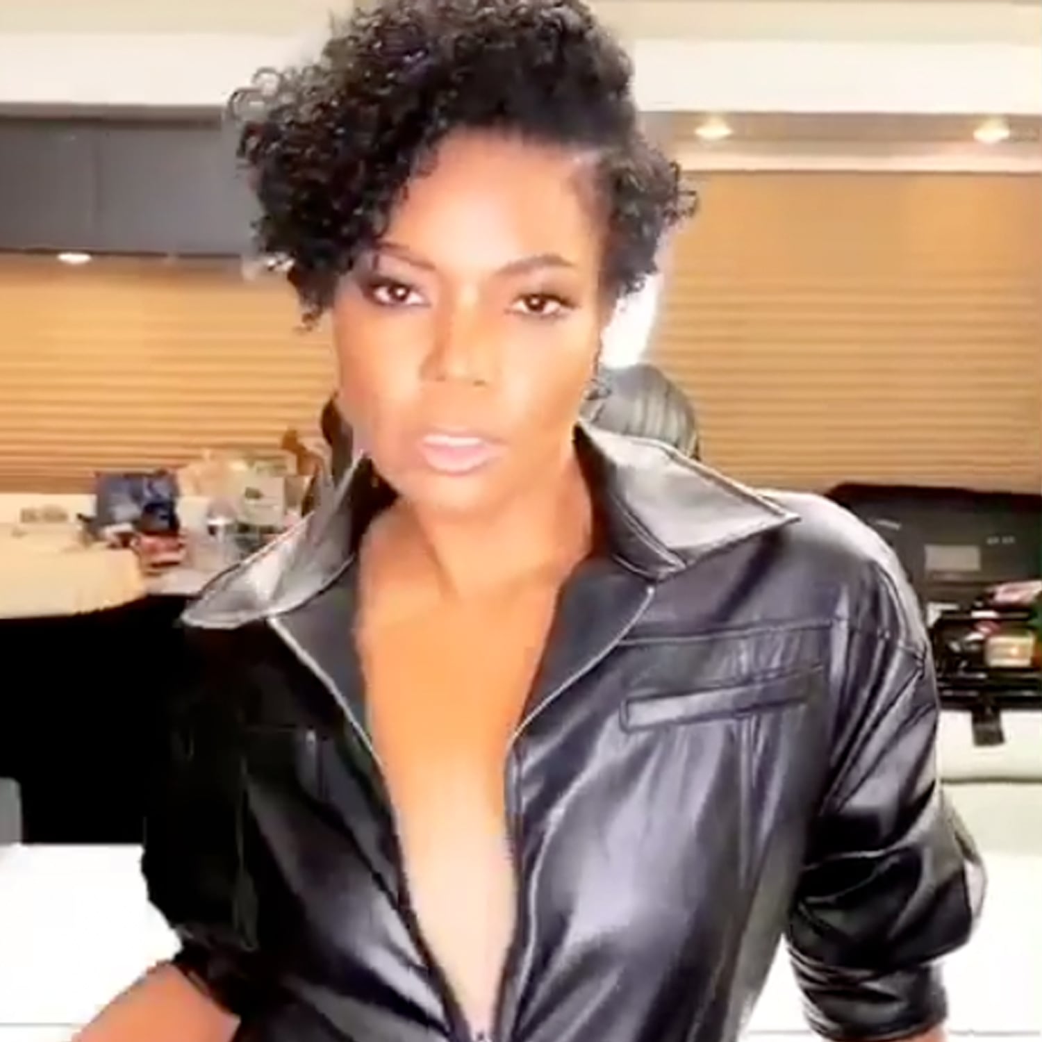 Gabrielle Union S Natural Hair Video On Instagram Popsugar