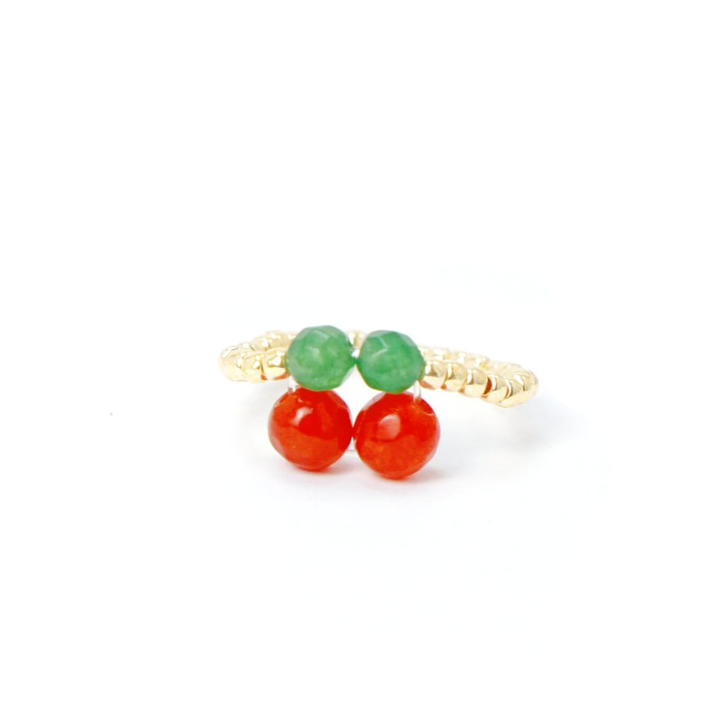 I'MMANY London Cherry Pie Gemstone Beaded Ring