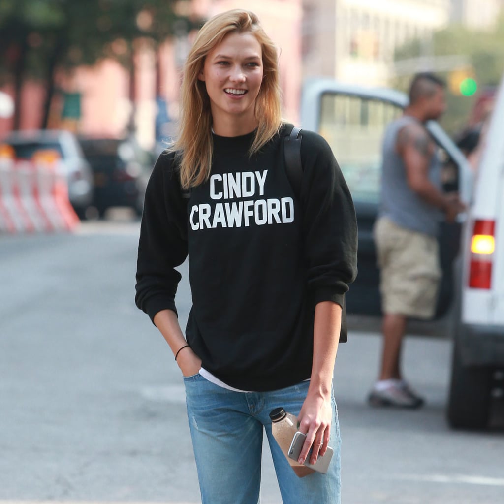 Karlie Kloss Cindy Crawford Sweatshirt From Reformation