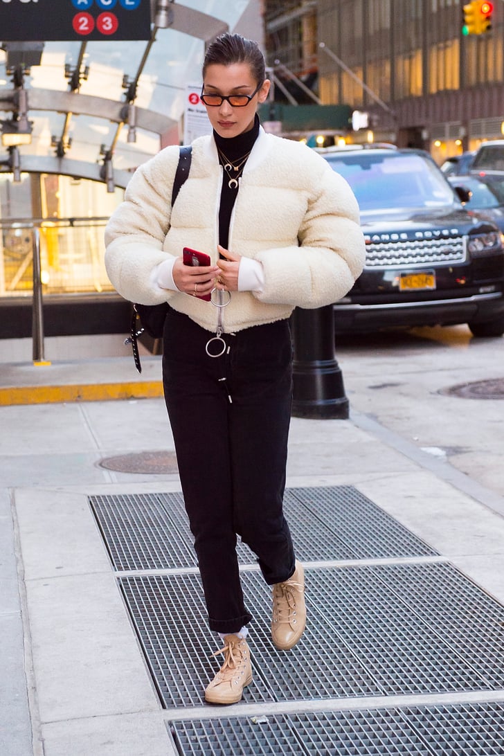 Bella Hadid's Beige Converse Sneakers | POPSUGAR Fashion Photo 5