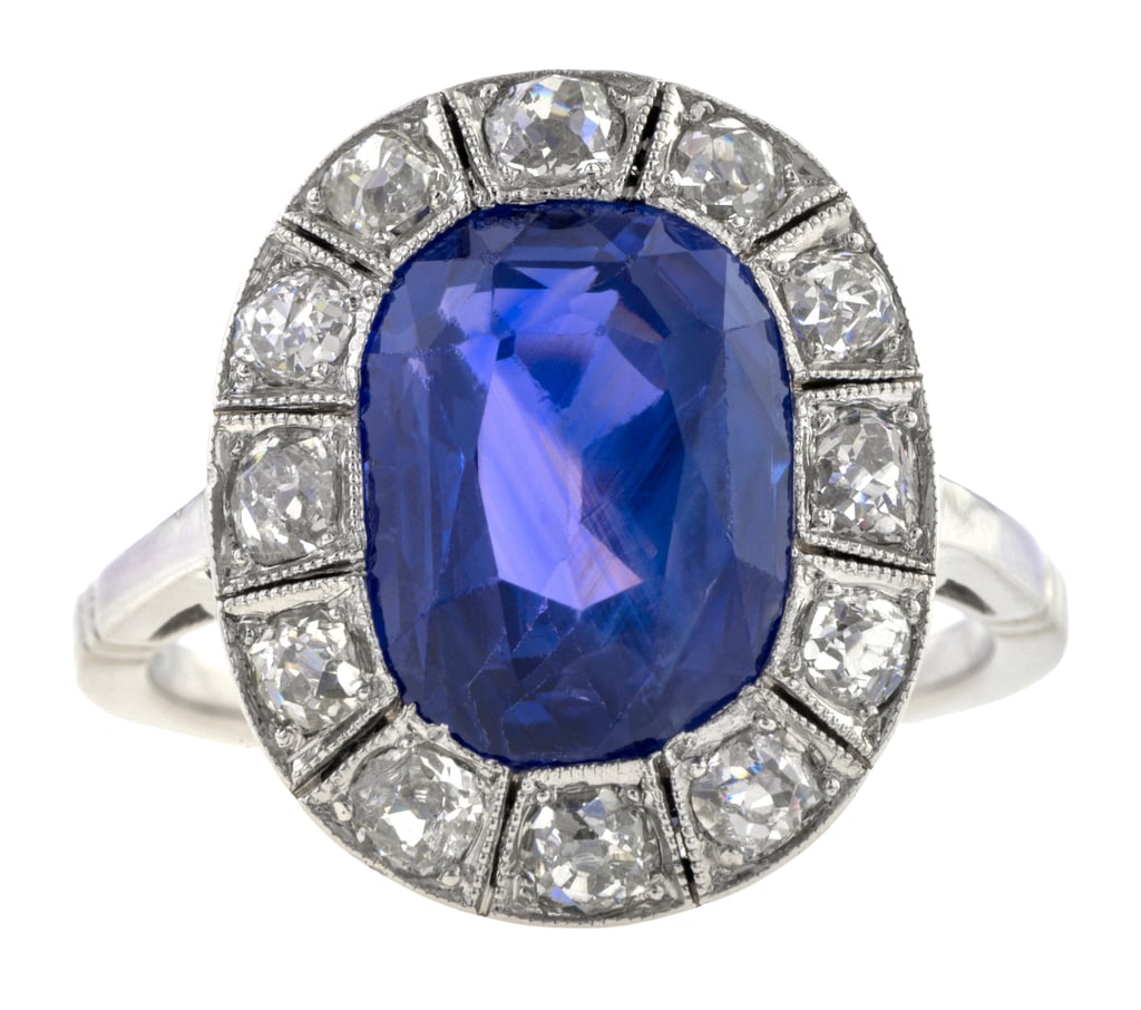 "They come in a wide variety of colors. A very pale sapphire can even approximate the look of a diamond. A rich, royal blue sapphire stands on its own as a beautiful statement ring (think Princess Diana's, now Kate Middleton's ring). But sapphires come in every color of the rainbow, so your imagination's the limit in creating a special engagement ring with a sapphire center. The other benefit of choosing a sapphire is they're available in a huge range of price points. You'll find a beautiful sapphire no matter the budget, whether it's modest or the sky's the limit."