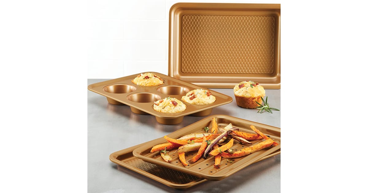 For Baking Ayesha Curry Nonstick Bakeware Toaster Oven Set Best