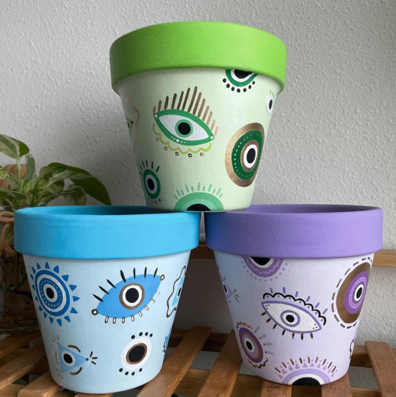 Evil Eye Plant Pot