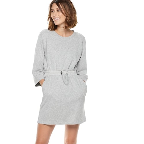 POPSUGAR at Kohl's Collection Drawstring French Terry Dress