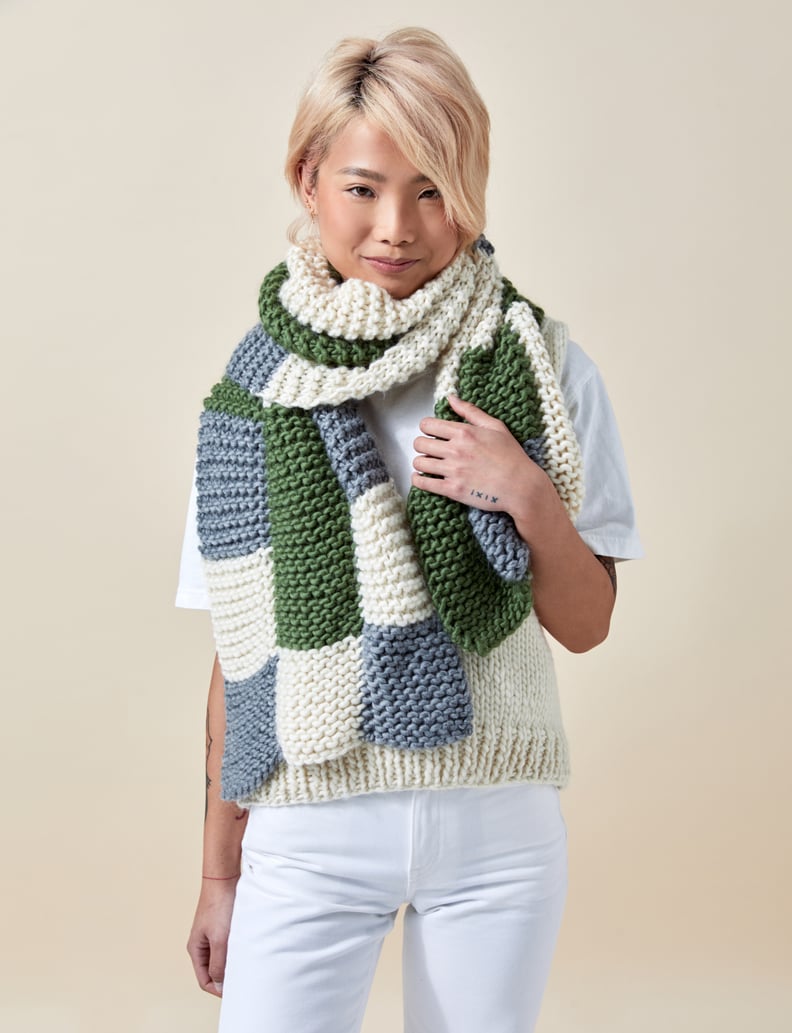 Made With Love By Tom Daley Cheer Scarf in Olive Kit