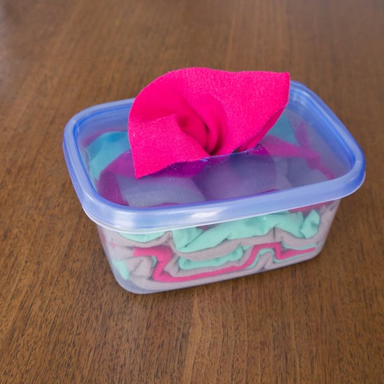 DIY Pop-Up Cleaning Wipes