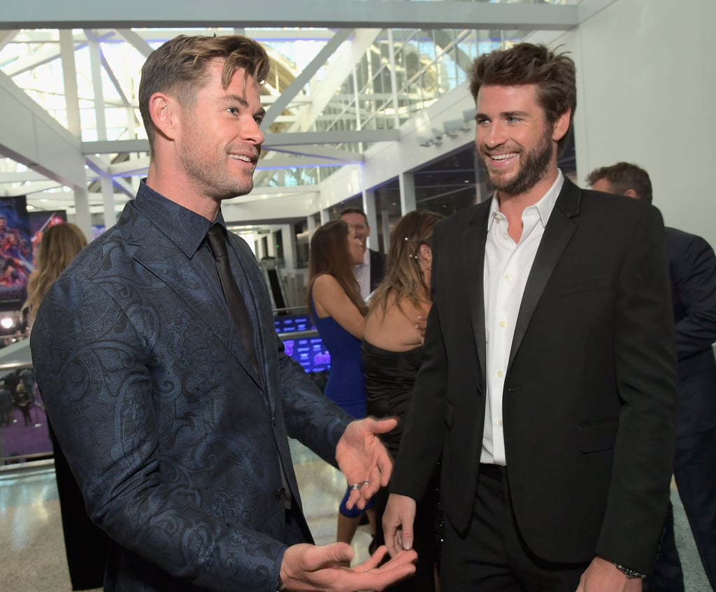 Miley Cyrus and Liam Hemsworth at Avengers Endgame Premiere