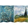 Oriental Furniture 6 ft. Printed 4-Panel Room Divider