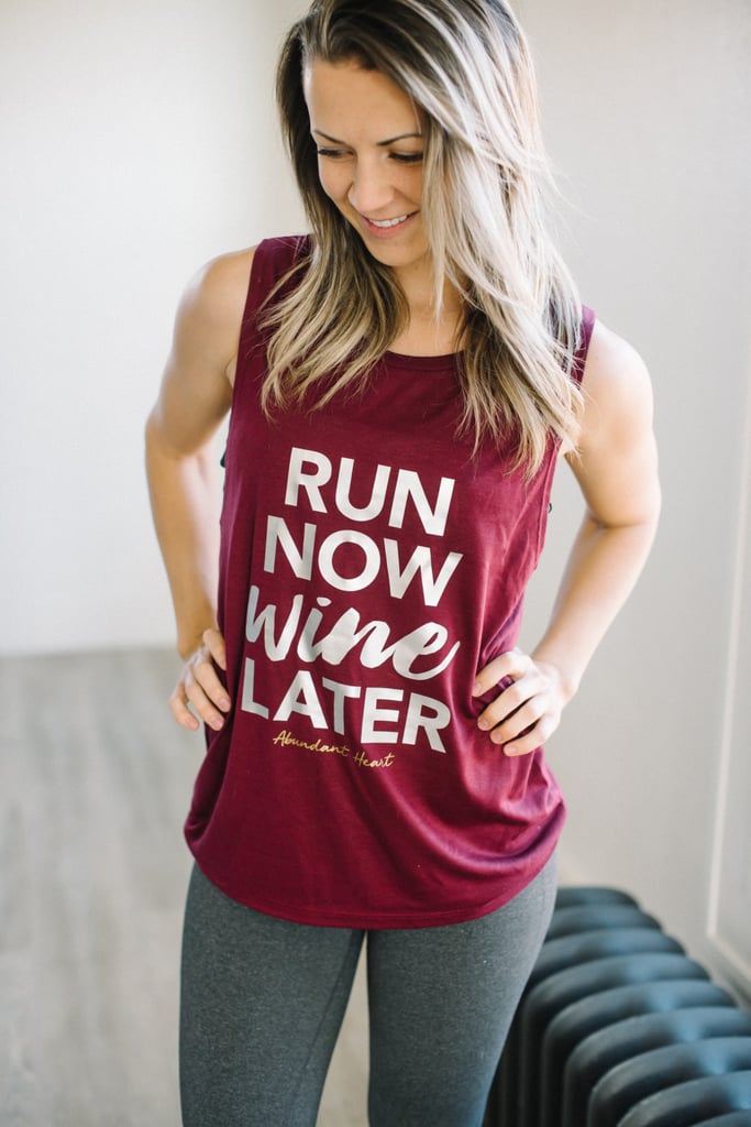 Run Now Wine Later Tank