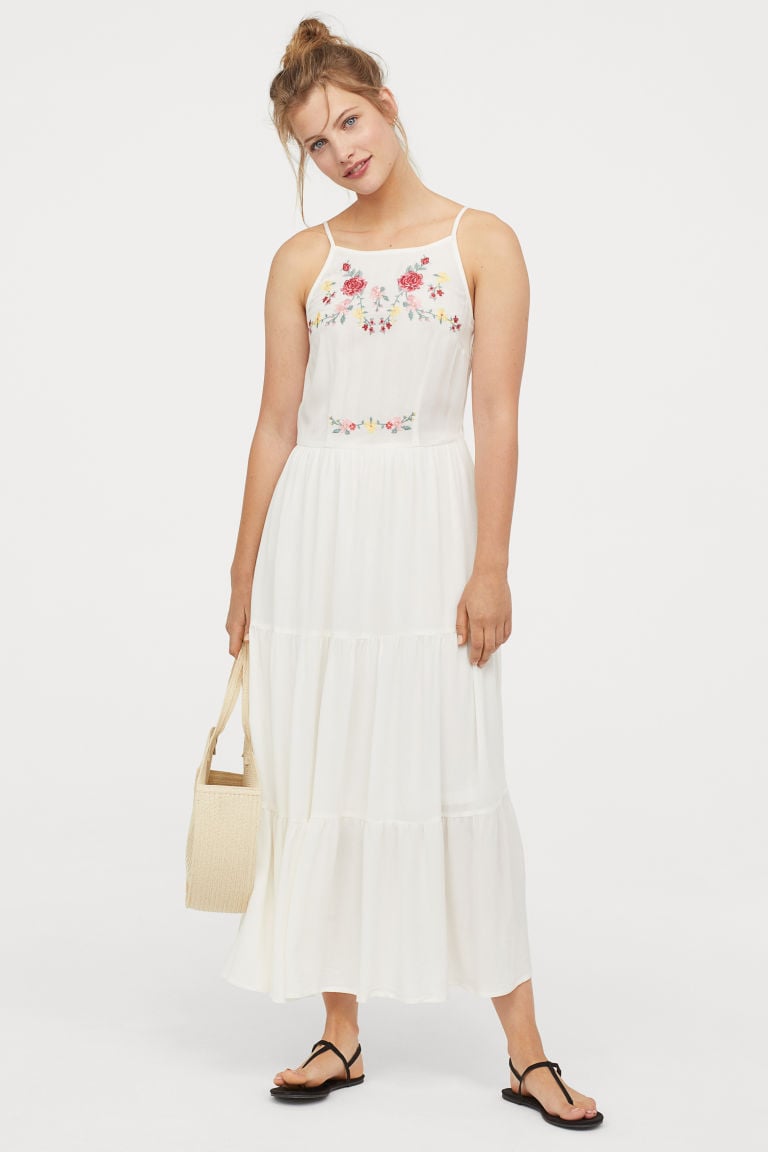 H&M Dress With Embroidery