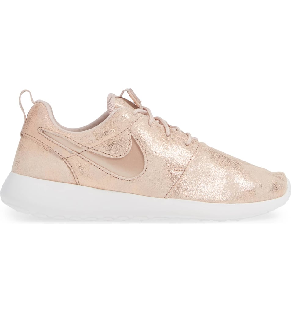 rose gold pink nike shoes