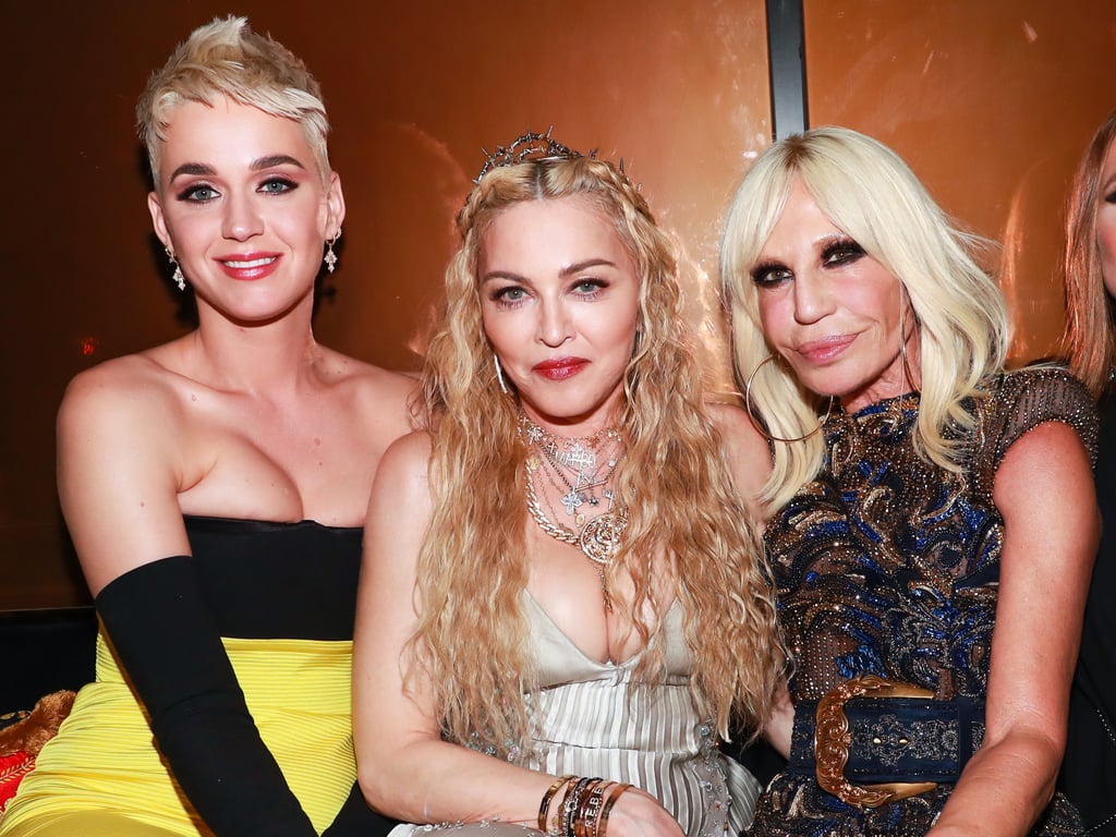 Katy Perry, Madonna, and Donatella Versace