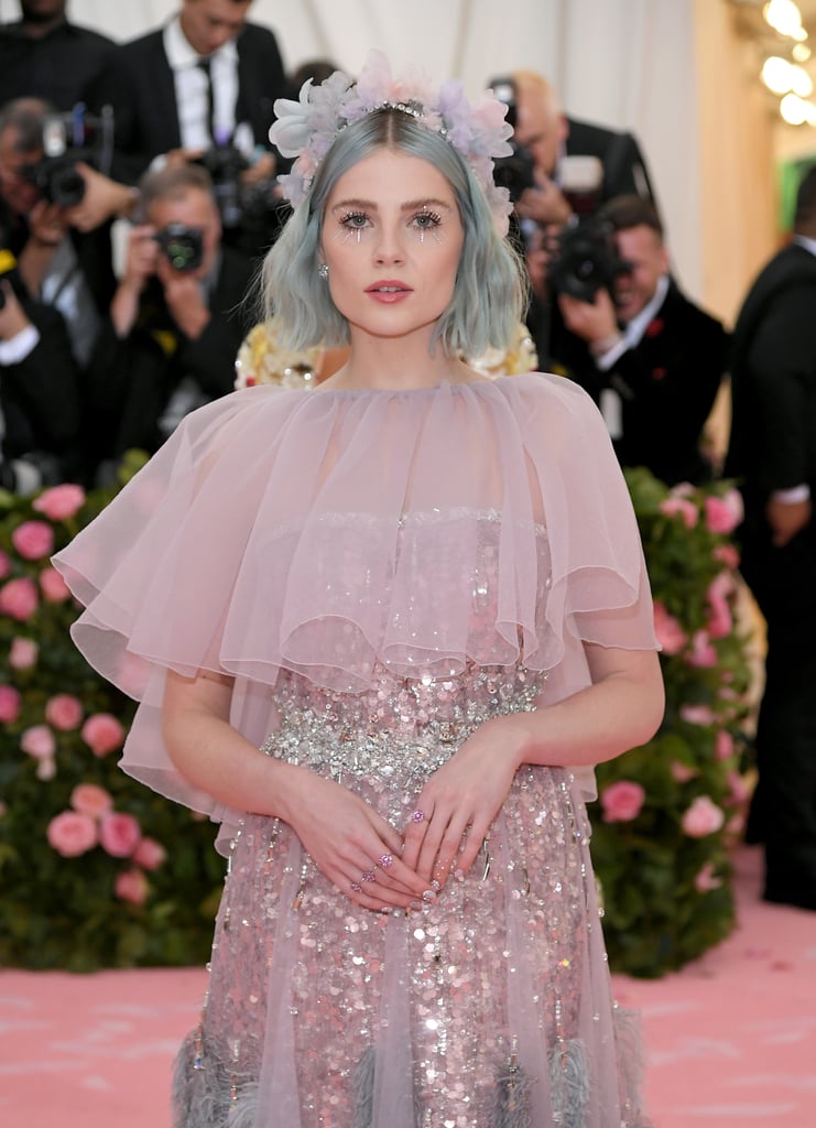 Lucy Boynton's Blue Hair at the 2019 Met Gala POPSUGAR Beauty