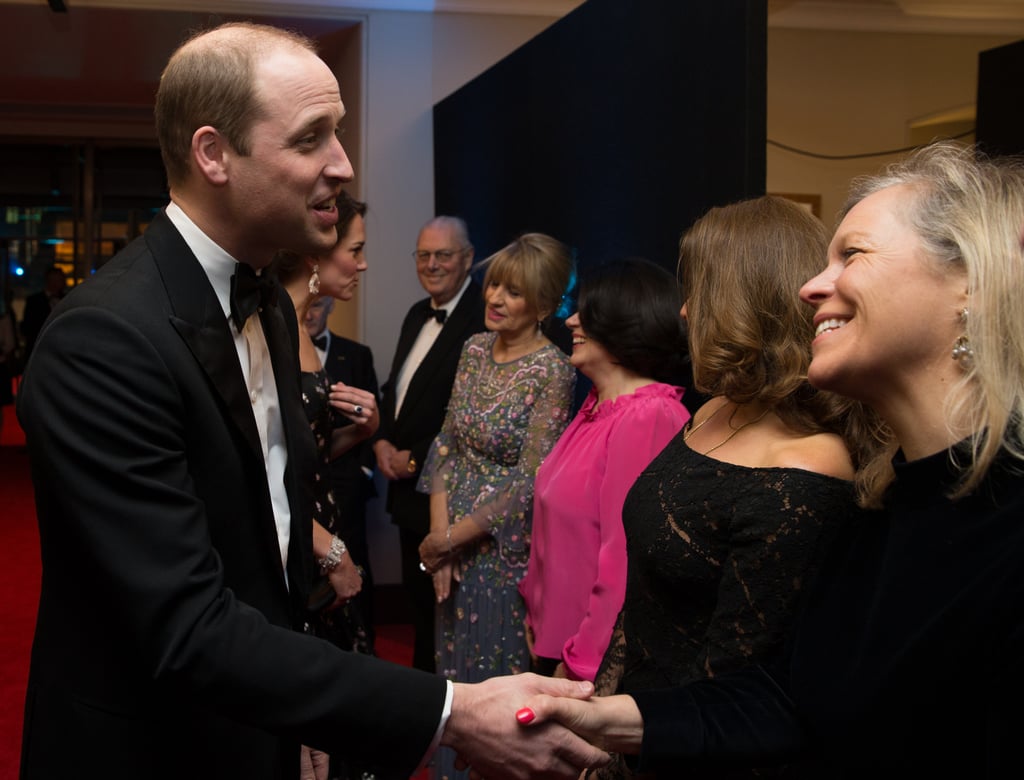 Prince William and Kate Middleton at the BAFTA Awards