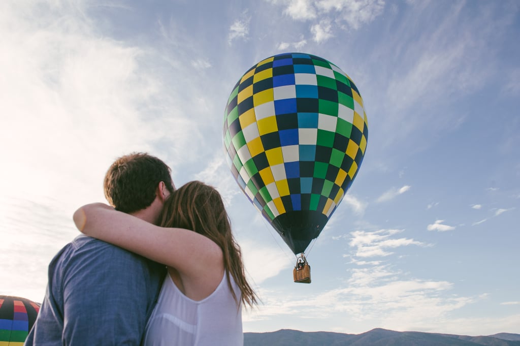 Hot Air Balloon Engagement Pictures