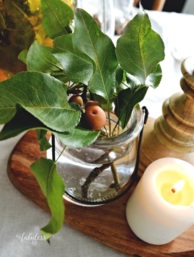 Berry and Branches Accents Mason Jar