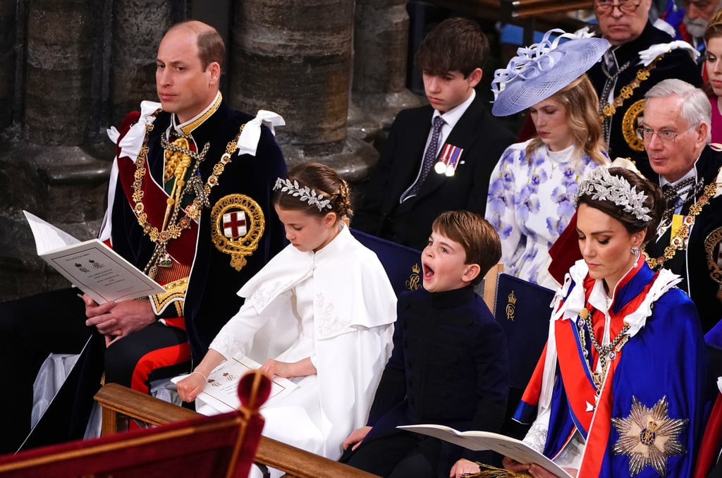 Prince Louis at King Charles III's Coronation