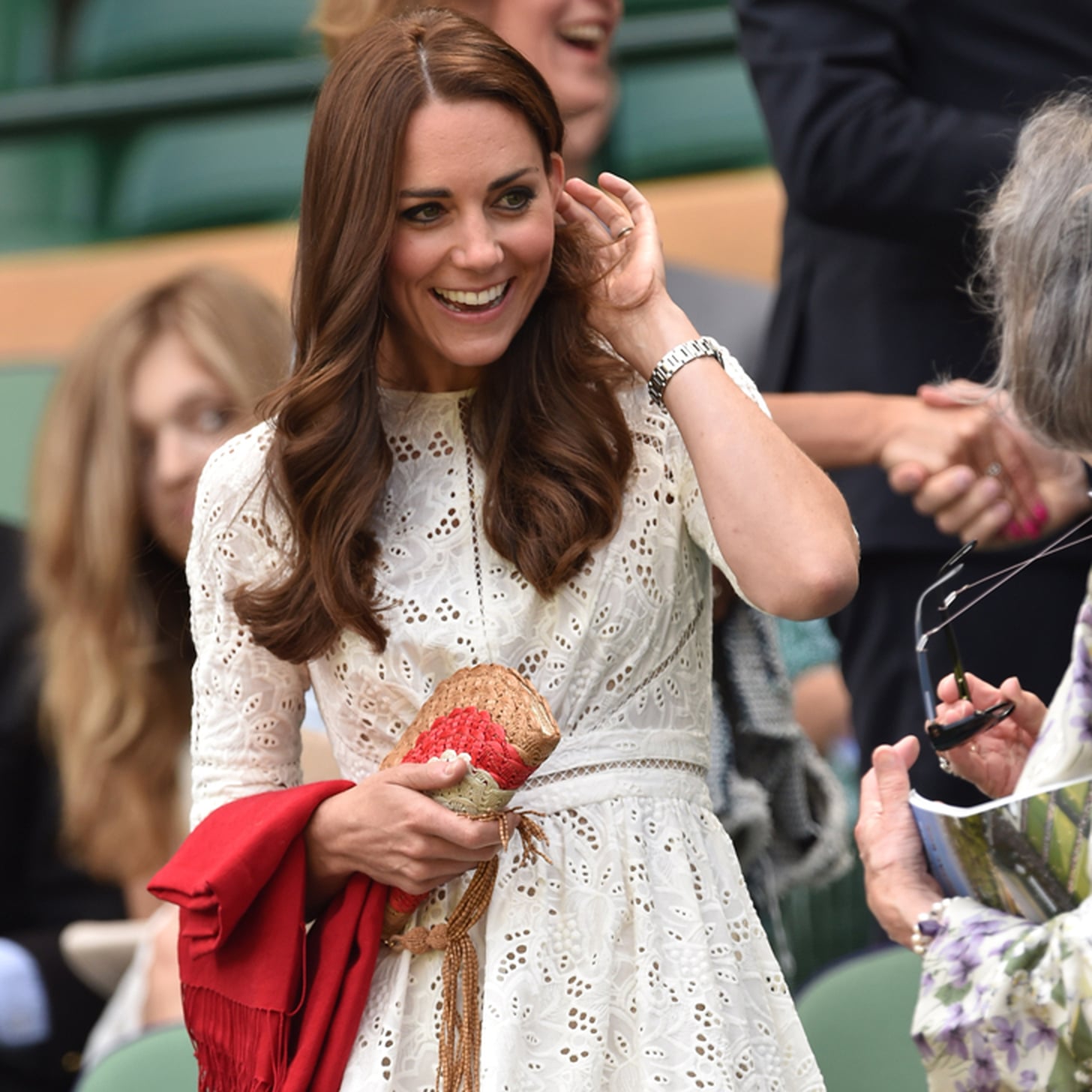 Kate Middleton Wearing White Zimmermann Dress | POPSUGAR Fashion