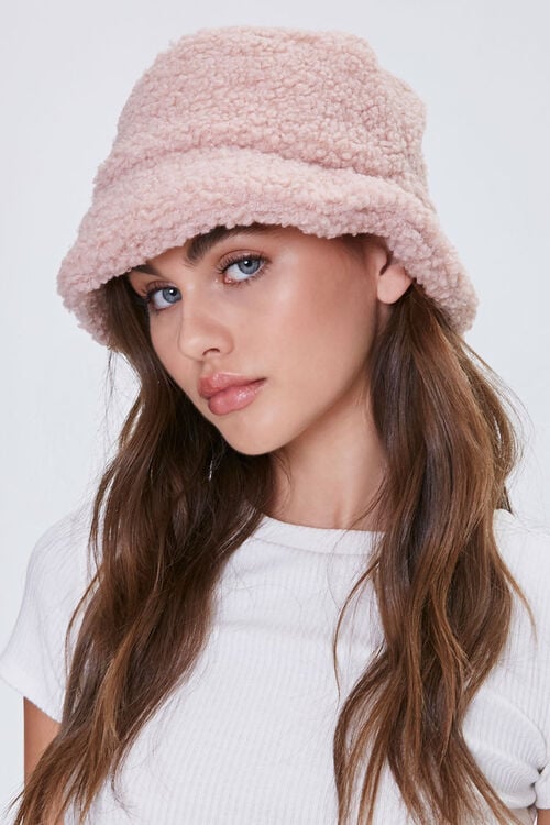 Faux Shearling Bucket Hat