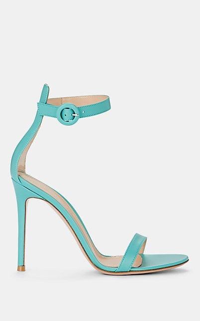 Gianvito Rossi Portofino Leather Ankle-Strap Sandals