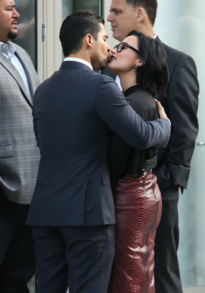 Demi Lovato and Wilmer Valderrama PDA March 2016  POPSUGAR Latina