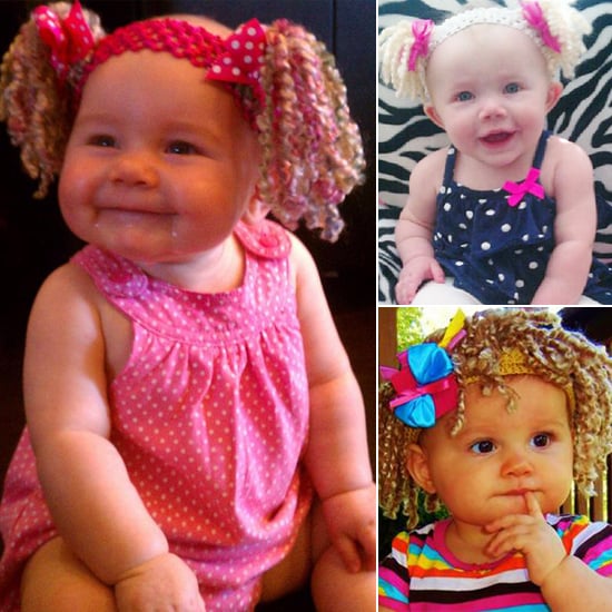Baby wig headband