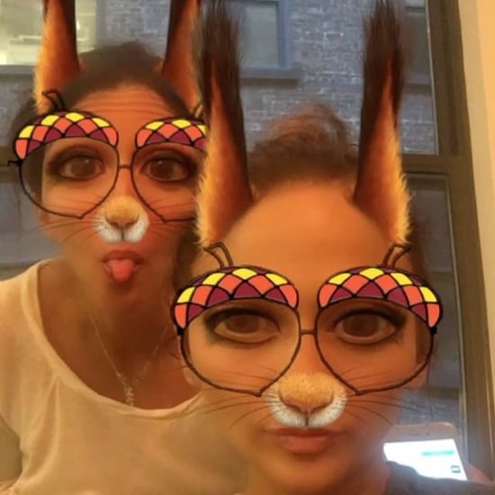 Jennifer Lopez Snapchat With Her Sister Lynda October 2016