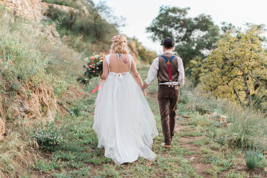 Surprise Proposal in a Styled Wedding Shoot